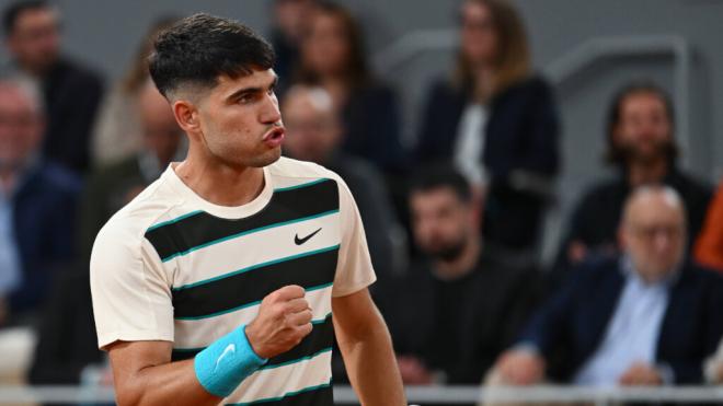 Carlos Alcaraz en Roland Garros (Fuente: Cordon Press)
