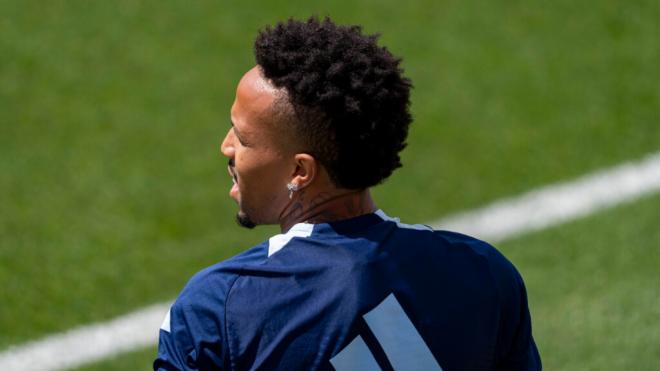 Éder Militao en el entrenamiento del Real Madrid (Cordon Press)