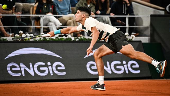 Carlos Alcaraz en Roland Garros (Europa Press)