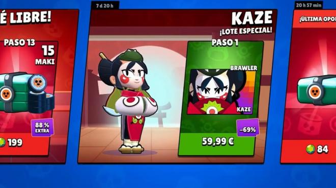 La exageración de precios de Brawl Stars llega al culmen con su ultra legendario Kaze.