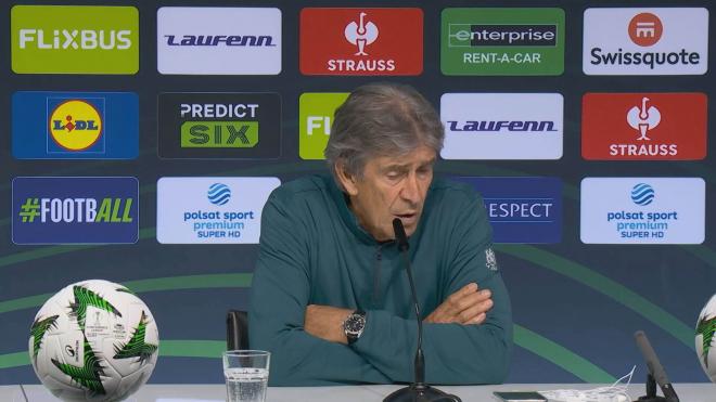 Manuel Pellegrini da la clave del cambio de partido en el Betis.