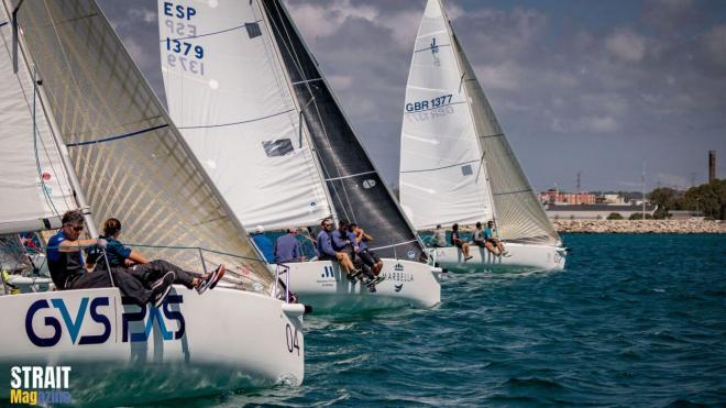 Momento del Campeonato de Andalucía de J/80 (Foto: Strait Magazine).