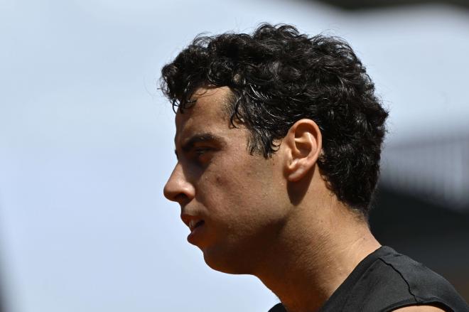 Jaume Munar, durante el partido ante Fils (Foto: Cordon Press)