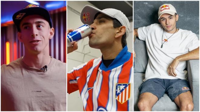Los atletas de Red Bull y sus preciadas gorras (Instagram)
