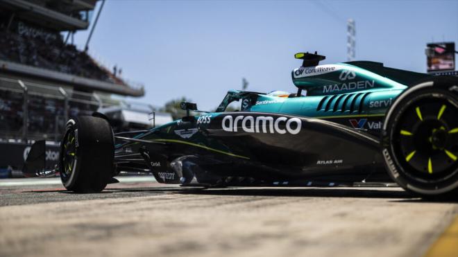 Fernando Alonso en los Libres 2 del GP de España (Foto: Europa Press)