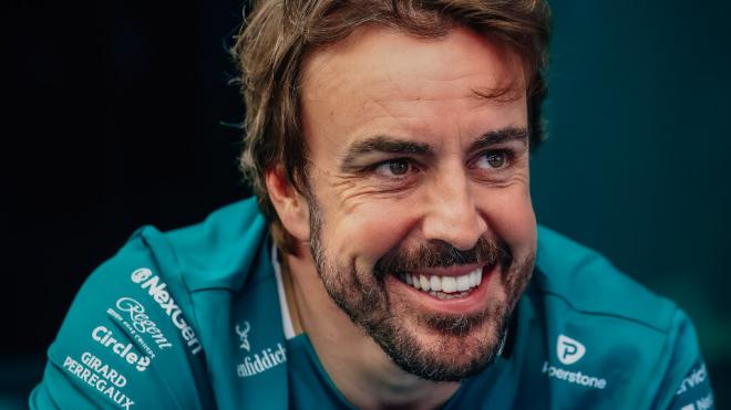 Fernando Alonso, en el Gran Premio de Montmeló (Foto: Aston Martin).