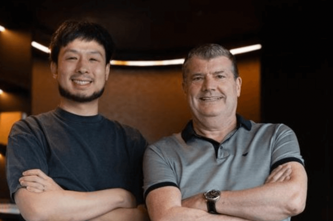 Kiat Lim y Ron Gourlay