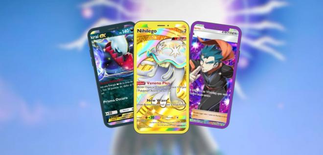 Nihilego y Darkrai, colegas para siempre bajo la supervisión de Koga en Pokémon Pocket.