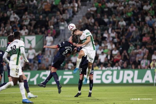 Dani Barcia ante el Elche. (Foto: LALIGA)