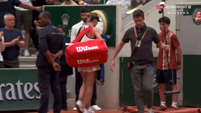 Paula Badosa se despide de Roland Garros (Eurosport)