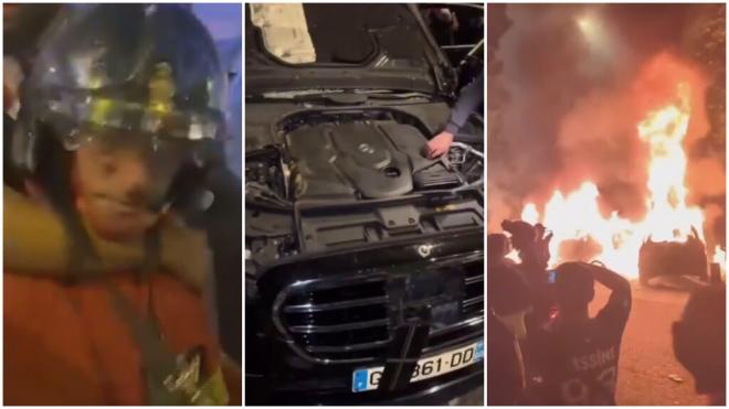 La otra cara de la celebración de la Champions del PSG (Redes Sociales)