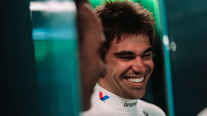 Lance Stroll, durante el Gran Premio de España (Foto: Aston Martin).