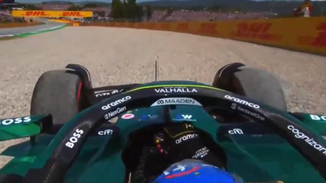 Fernando Alonso, en el GP de España