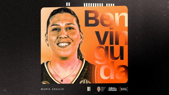 Valencia Basket firma a la internacional española María Araújo