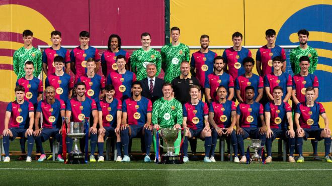 Foto oficial de la temporada del Barcelona 2024/25 (Fuente: Barcelona)