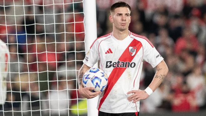 Franco Mastantuono, jugador de River Plate (Foto: Cordon Press)