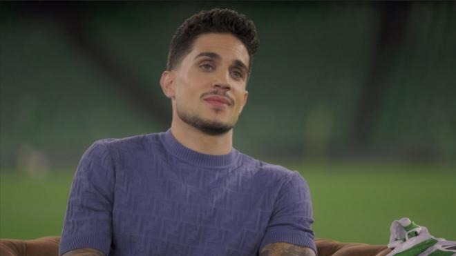 Marc Bartra, emocionado en su entrevista con Risto Mejide.