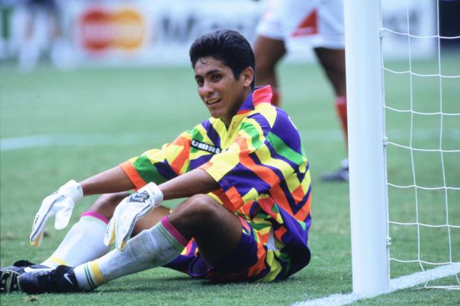Jorge Campos jugando de portero (Cordon Press)