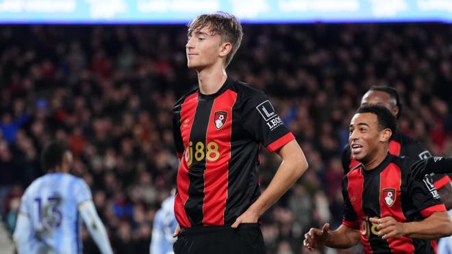 Dean Huijsen, en un partido del Bournemouth (Europa Press)