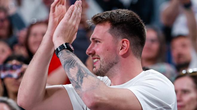 Luka Doncic estuvo presente en el triunfo del Real Madrid sobre el Baskonia (foto: RMAD Basket)
