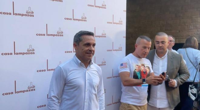 Sergi Barjuan, en la presentación de su restaurante (Foto: ElDesmarque)