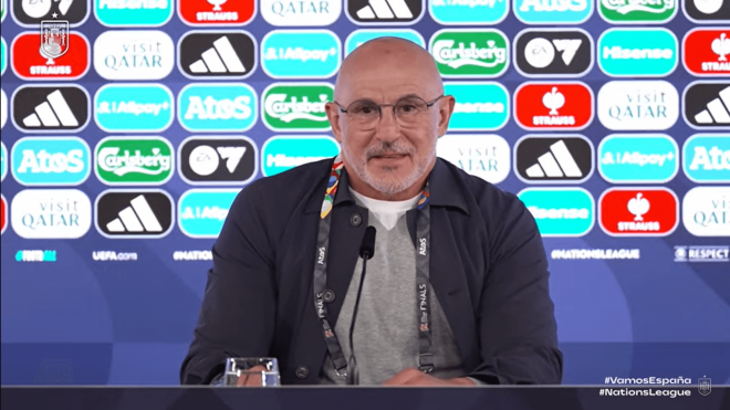 Luis de la Fuente, en rueda de prensa previa al España-Francia