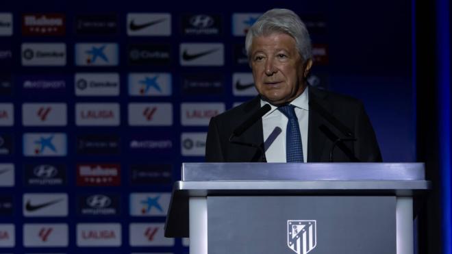 Enrique Cerezo, en la presentación de Julián Álvarez (Cordon Press)
