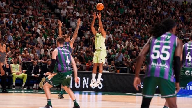 El Barcelona puede confirmar su pase a semis en el Palau (foto: Barça Basket tw).