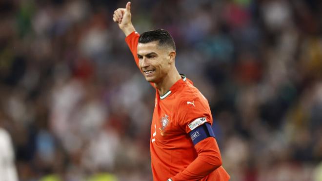 Cristiano Ronaldo consiguió el tanto de la remontada en el Alemania-Portugal (foto: Cordon Press)