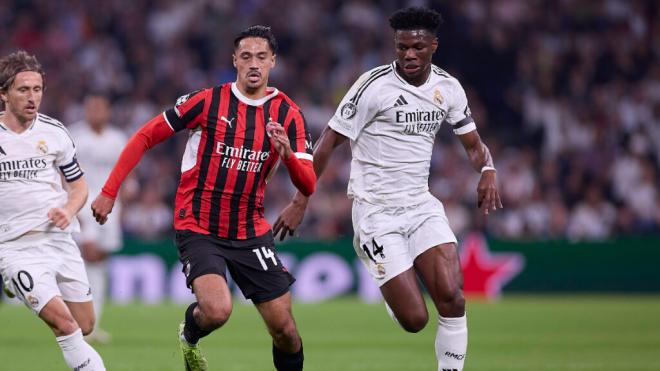 Reijnders jugando contra el Real Madrid (Cordon Press)