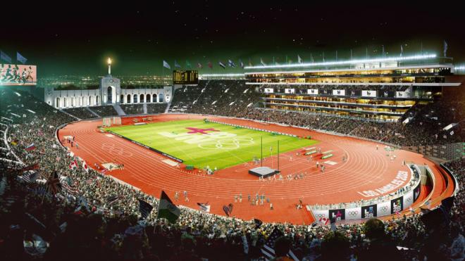 Los Angeles Memorial Coliseum, la sede del Atlético para el Mundial de Clubes (Fuente: LA28.org)