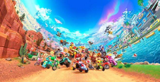 El roster completo de Mario Kart World con la ampliación de los personajes obstáculo.