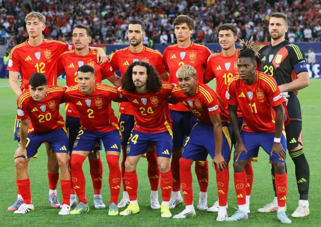 El once de España ante Francia en semifinales de la Nations League (Foto: Cordon Press).