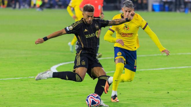 Bouanga en el Club Améric-Los Ángeles de la clasificación Mundial de Clubes (Fuente: Cordon Pres