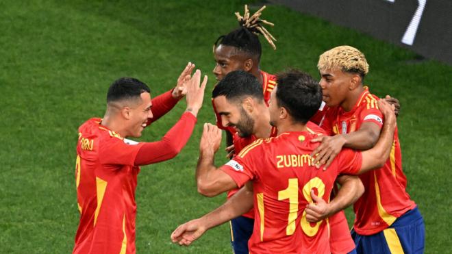 España se impuso a Francia en la Final Four de la Nations League (foto: Cordon Press).