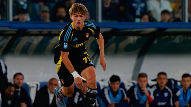 Nico Paz, en un partido con el Como 1907 (Foto: Cordon Press)