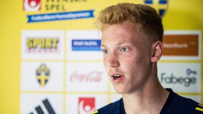 Hugo Larsson hablando del interés del Real Madrid (Cordon Press)