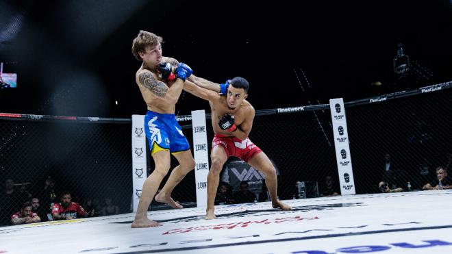 Un combate en el WAR de MMA visto en Mitele.es (Europa Press)