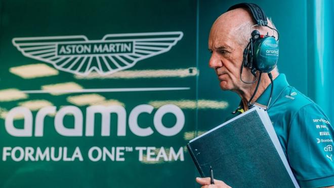 Adrian Newey, durante el Gran Premio de Mónaco (Foto: Aston Martin).