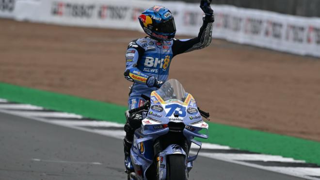 Álex Márquez, durante el Gran Premio de Silverstone (Foto: Michelin).
