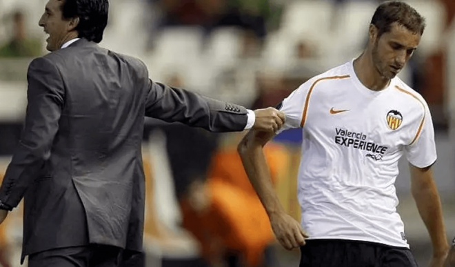 Iván Helguera en el Valencia CF