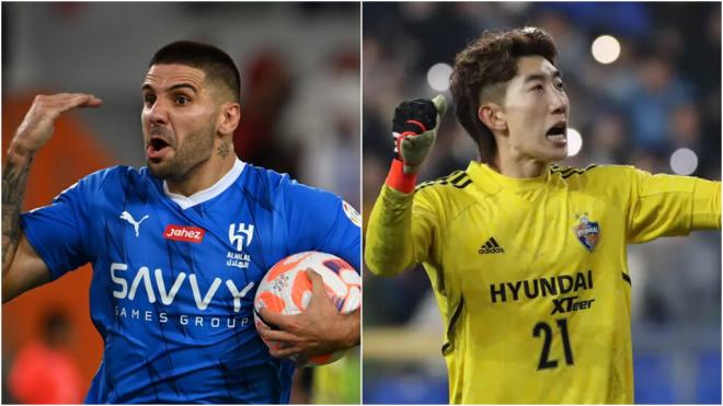 Fotomontaje de Mitrovic y Jo Hyeonwoo (Fuente: EFE y FIFA)