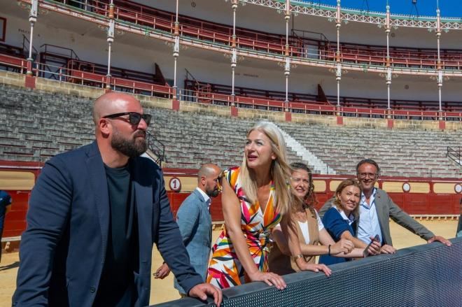 Patricia del Pozo, en la plaza de toros de El Puerto de Santa María.
