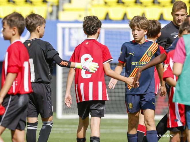 El Athletic Club, tras el partido ante el Girona, antes del derbi con la Real Sociedad (Foto: LALIGA)