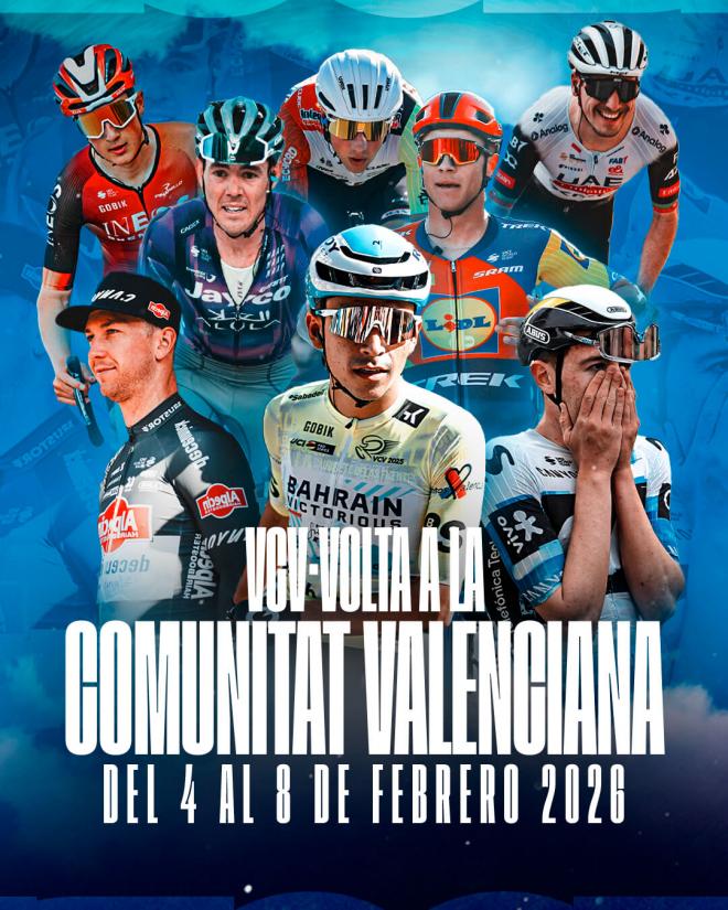 La Volta Ciclista a la Comunitat Valenciana 2026 ya tiene las fechas asignadas por la UCI