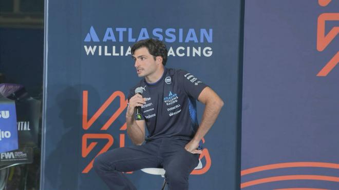 Carlos Sainz en la presentación de Madring