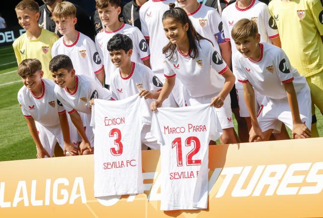Los jugadores del Sevilla en LALIGA FC Futures (Foto: LALIGA).