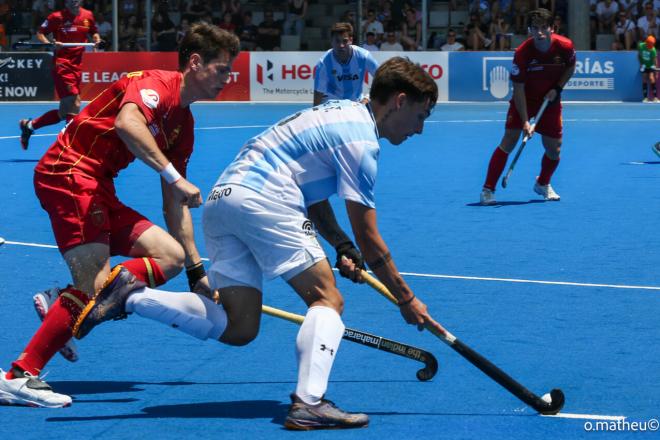 Argentina suma una doble victoria ante España en la FIH Pro League de Valencia