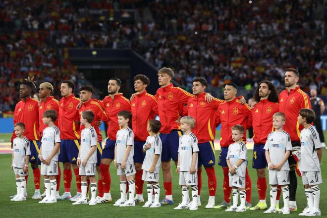 El once de España ante Francia en semifinales de la Nations League (Foto: Cordon Press).