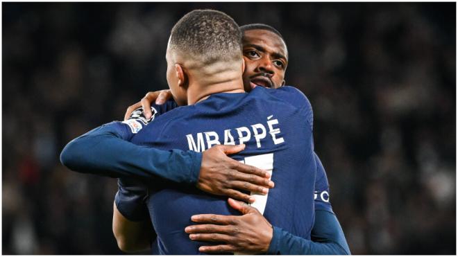 Kylian Mbappé y Ousmane Dembelé. (Foto: Europa Press)